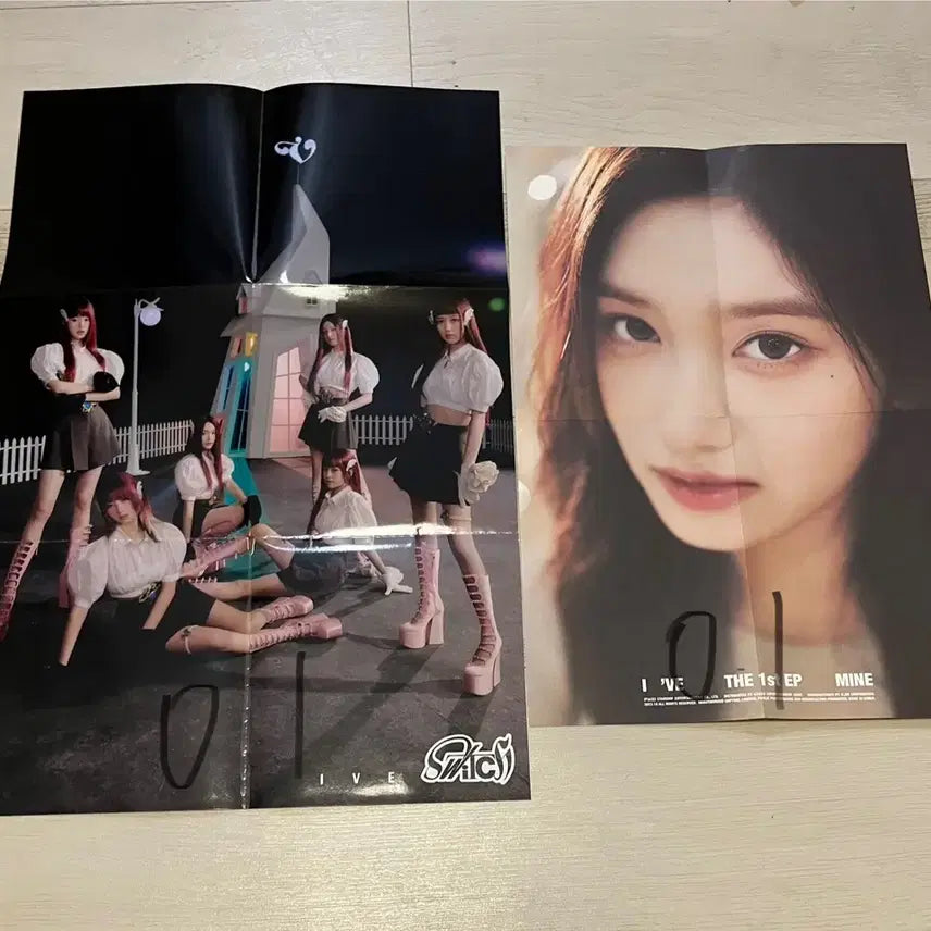 아이브 개봉앨범 앨범구성품 포스터 엽서 씨디 스티커 양도 판매