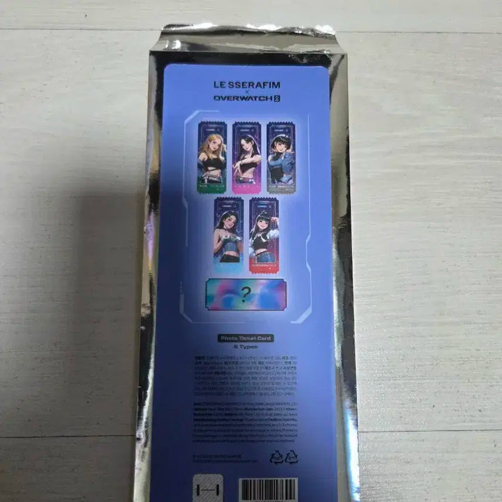 르세라핌x오버워치2 포토 티켓 카드
