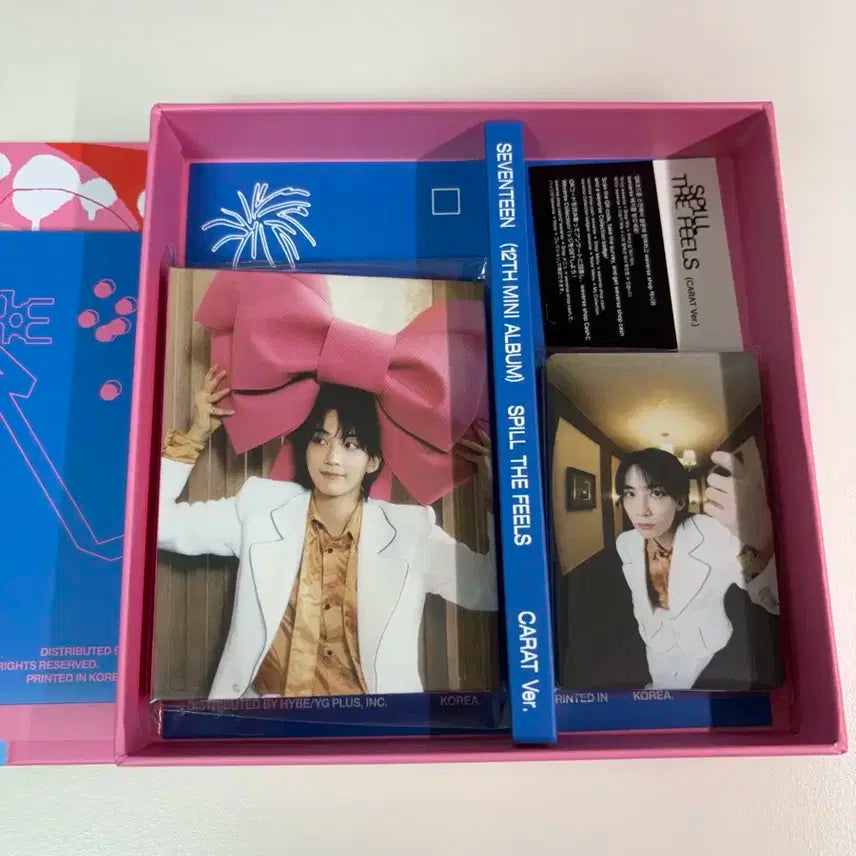 세븐틴 스필더필 캐럿반 앨범 정한