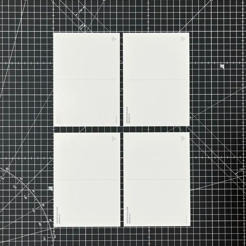 세븐틴 호시 Al1 울싶않 울고싶지않아 엽서 4종 세트