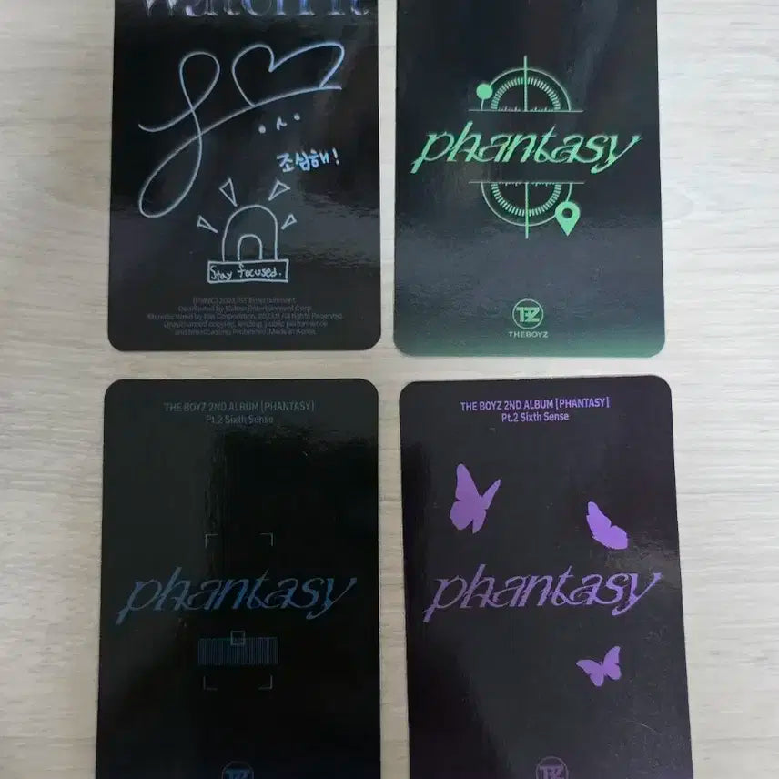 더보이즈 상연 포카 4장 일괄