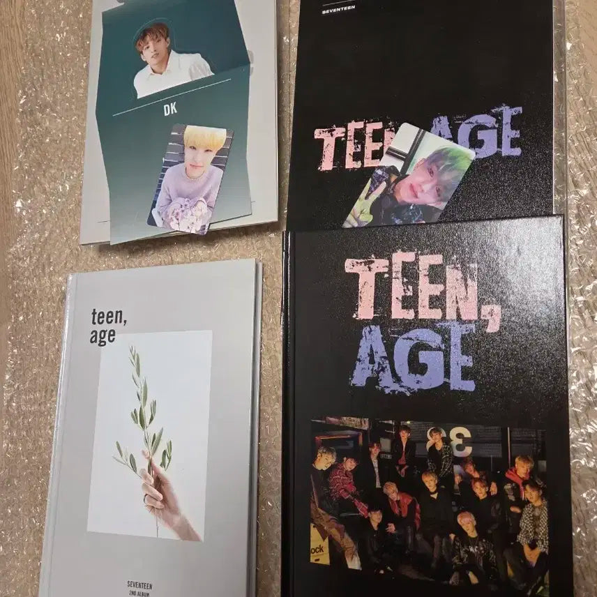 세븐틴  - TEEN  AGE  정규 2집 포카 포함 일괄 판매
