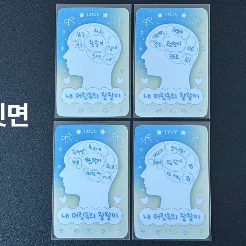 루시 프롬 내 머릿속의 왈왈이 포토카드 일괄