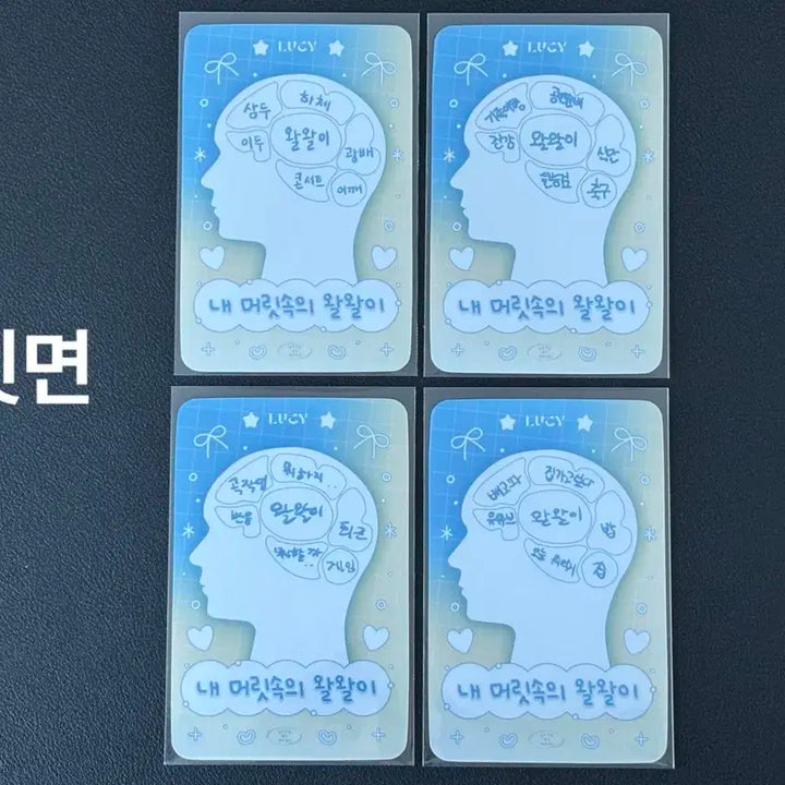 루시 프롬 내 머릿속의 왈왈이 포토카드 일괄