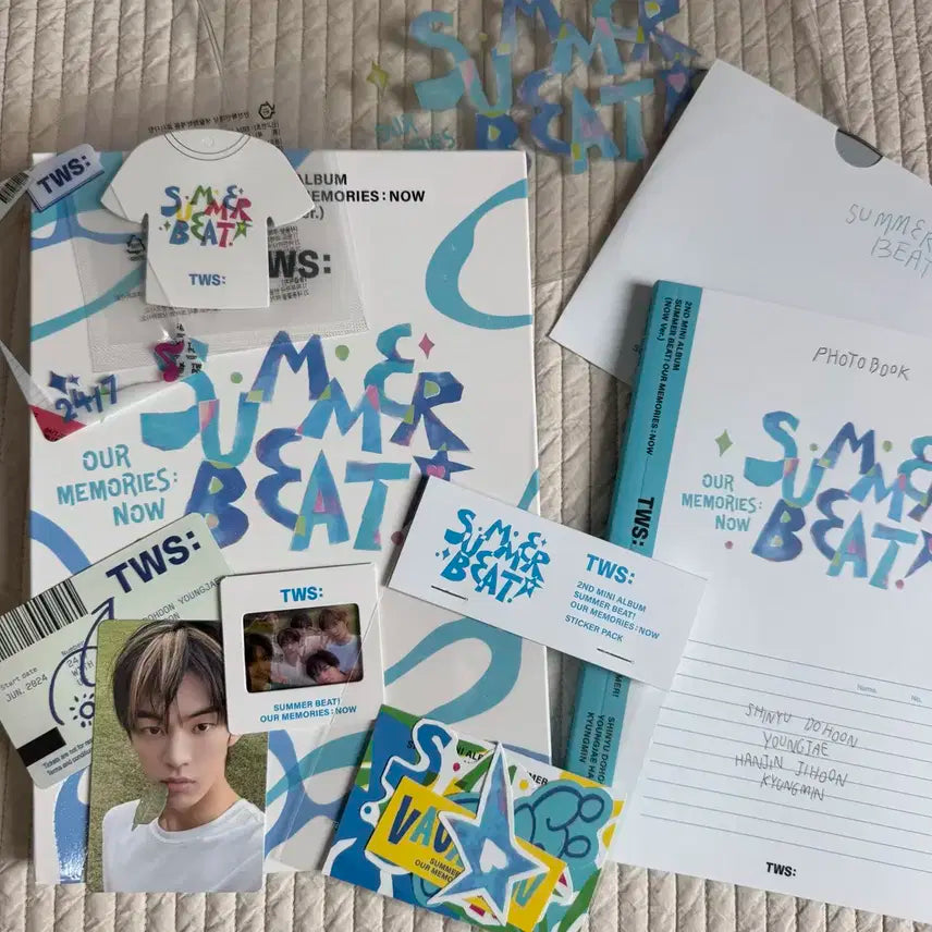 투어스 미니2집 summer beat now ver. 앨범 도훈 풀구성
