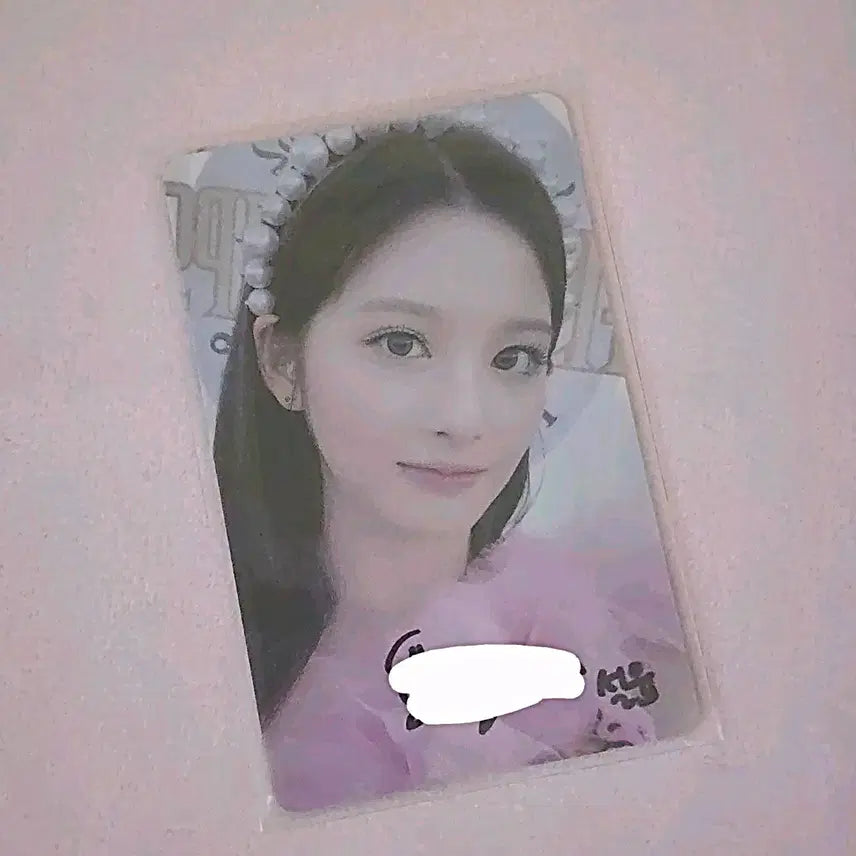 엔믹스 설윤 1집 ad mare 사운드웨이브 럭키드로우 싸인 럭드 포카