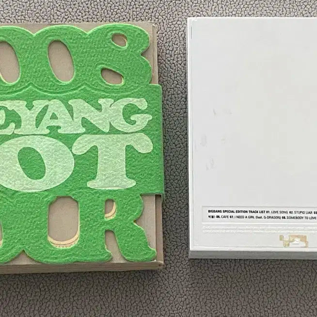 빅뱅 앨범 스페셜 에디션 + 2008 글로벌 워밍 콘서트 dvd 일괄
