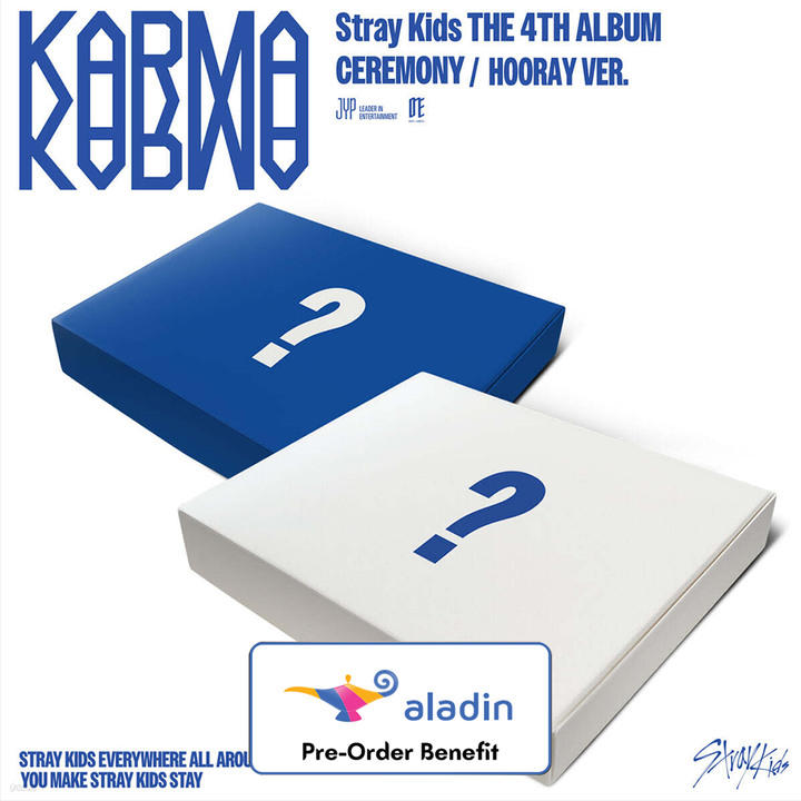 **[Pre-Order] Stray Kids - 4th Album "KARMA" [(CEREMONY, HOORAY VER.)] +Pre -Order Benefit