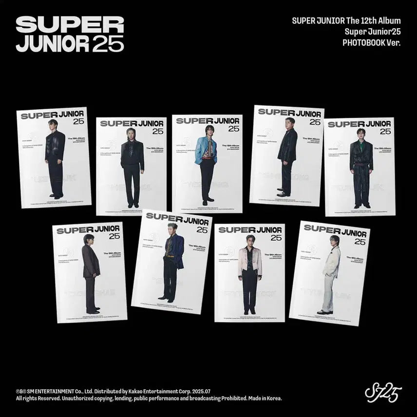 슈퍼주니어 12집 9개 세트 미개봉