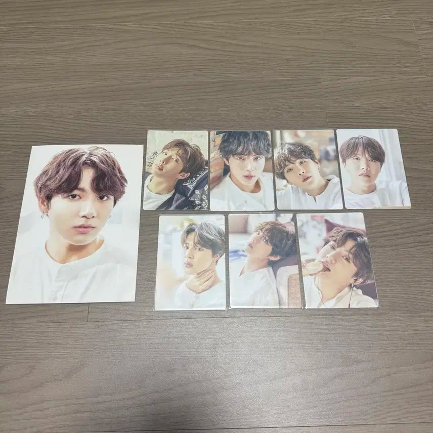 방탄소년단 오늘 전시회 클립보드 포카 엽서(남준석진윤기호석지민태형정국