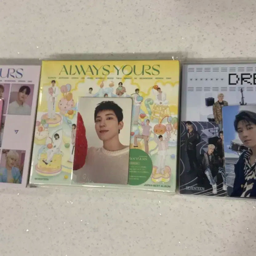 세븐틴 원우 ALWAYS YOURS,DREAM 개봉앨범,포카 판매