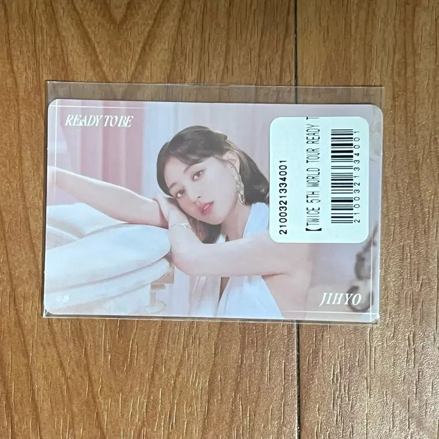 트와이스 TWICE 지효 READY TO BE 일본 콘서트 복권 포카