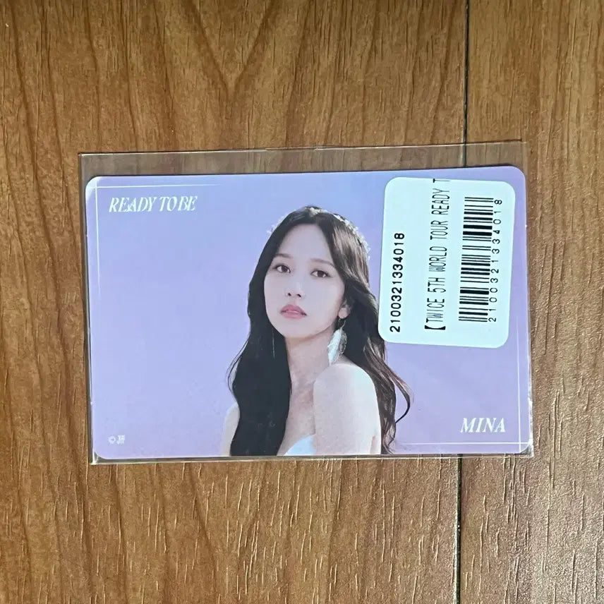 트와이스 TWICE 미나 READY TO BE 일본 콘서트 복권 포카