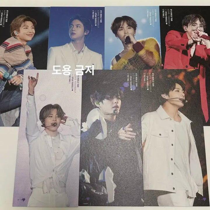 BTS 방탄소년단 스파콘 단체 포토 북마크 7장