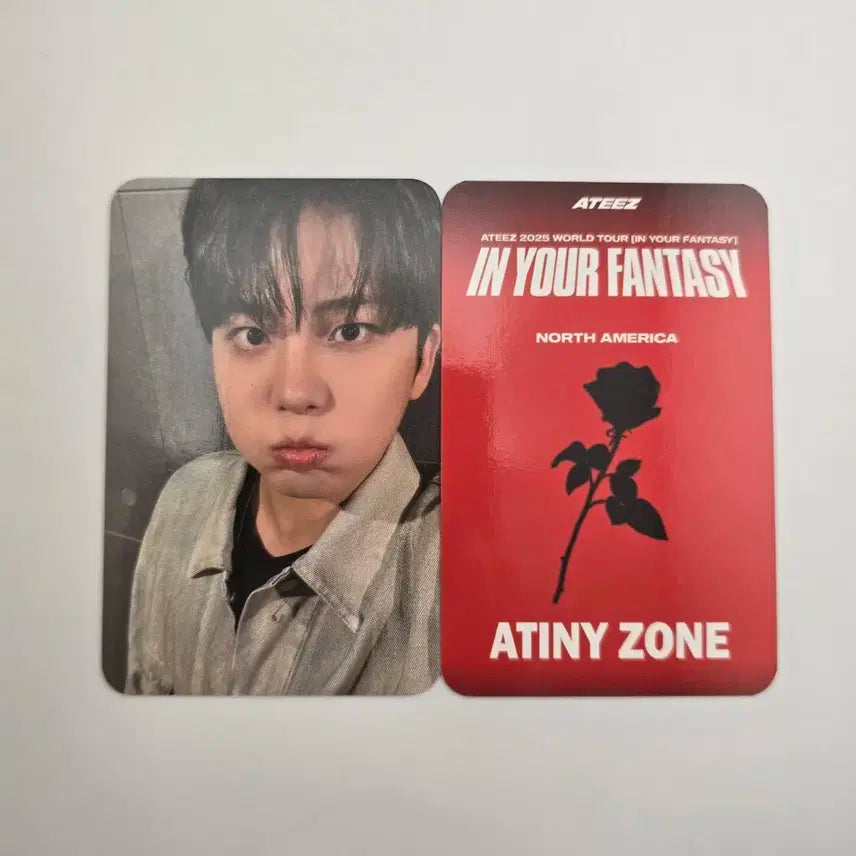 에이티즈 북미투어 티니존 종호 포카