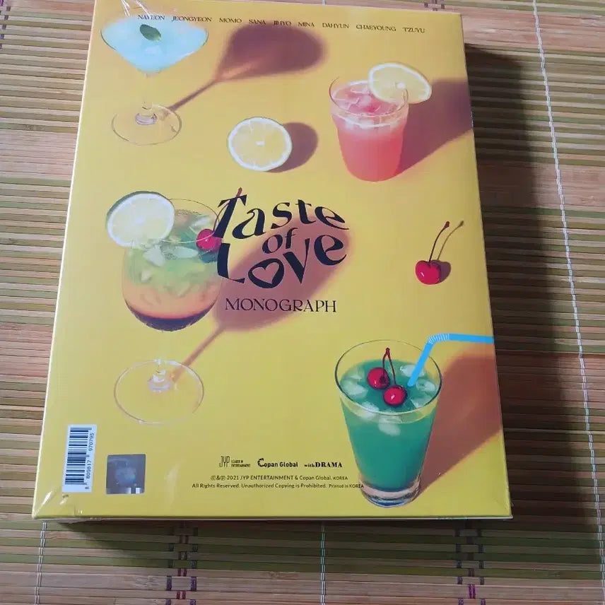 twice taste of love  알콜프리  모노그래프 미개봉앨범