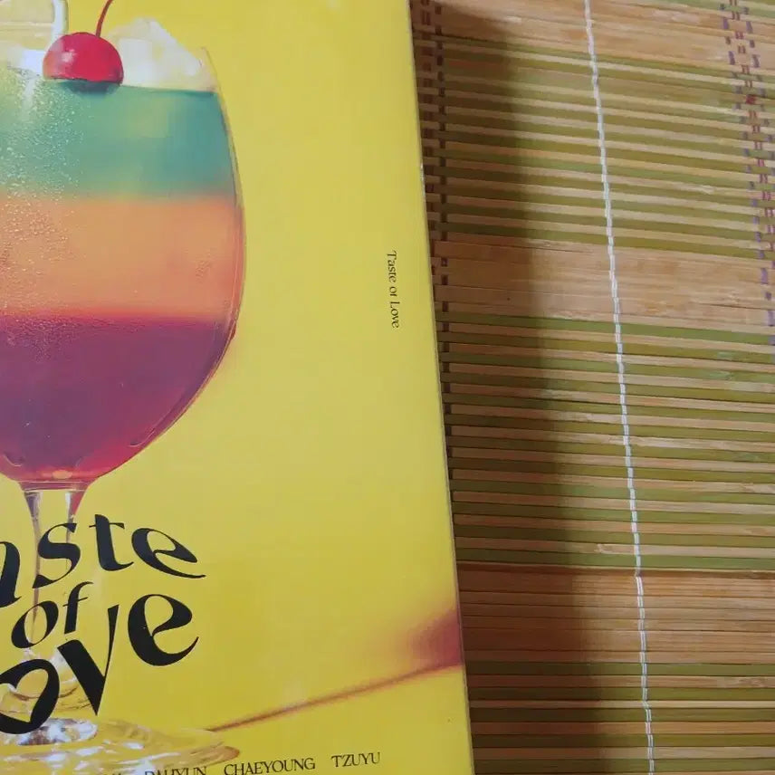 twice taste of love  알콜프리  모노그래프 미개봉앨범