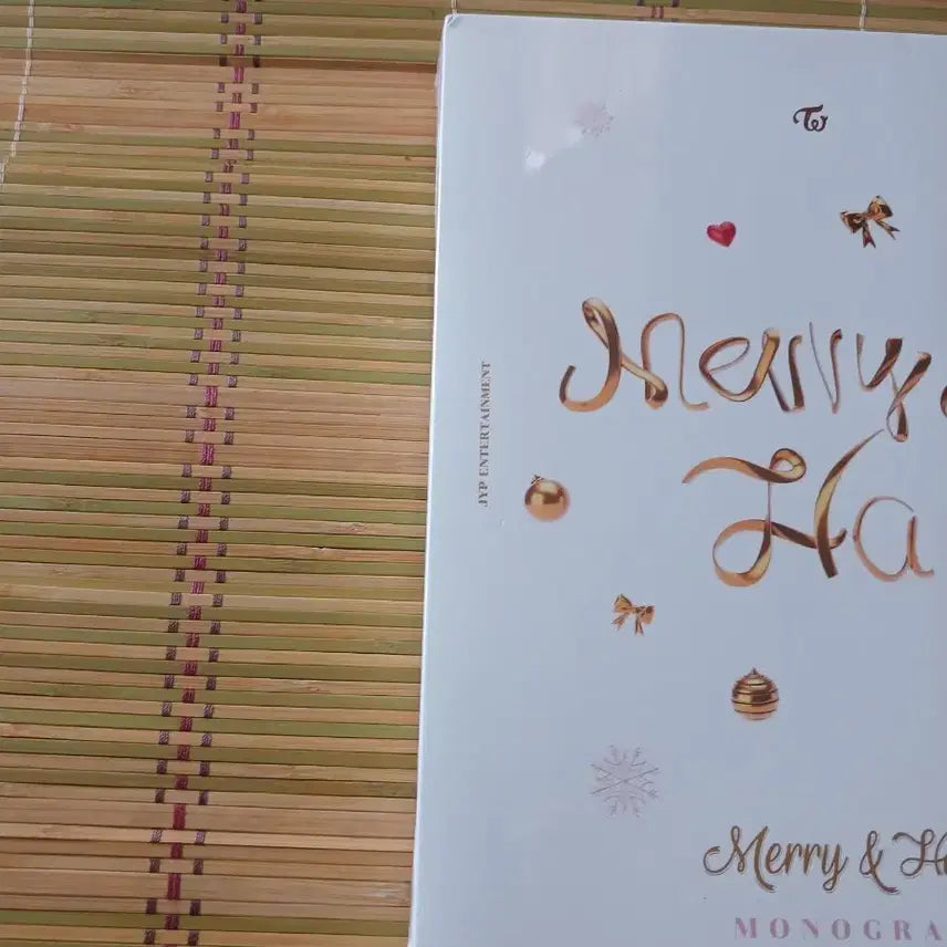 트와이스Merry&Happy 모노그래프 미개봉 sealed