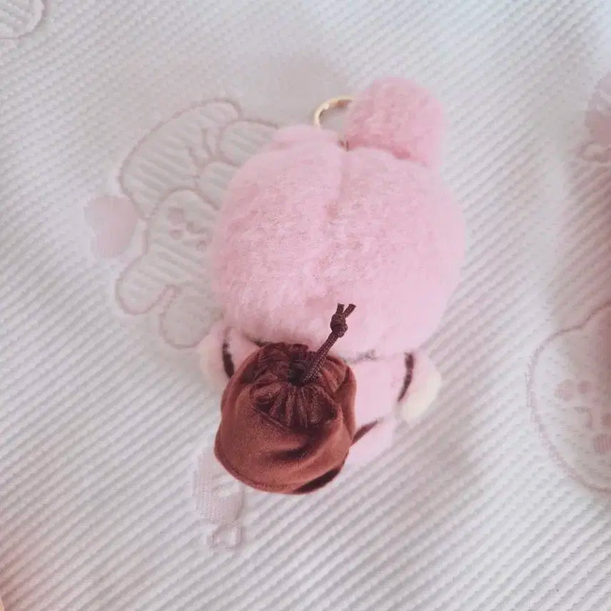BT21 Cooky 핑크색 봉제인형 키링