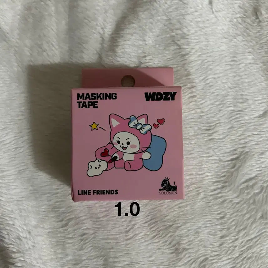 있지 라인프렌즈 윗지 캐빗 마스킹테이프