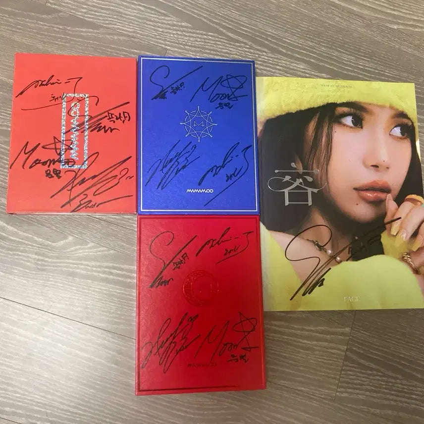 마마무 싸인앨범 일괄