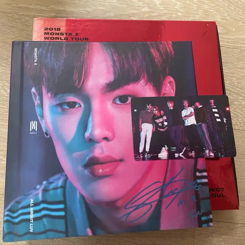 몬스타엑스 미국 앨범 ALL ABOUT LUV 셔누 버전 판매