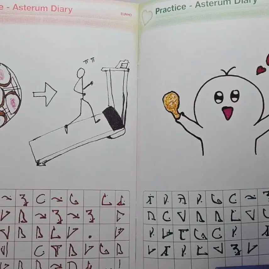 플레이브 멤버십 1기 플리 키트 아스테룸어 책자 그림 일기 양도