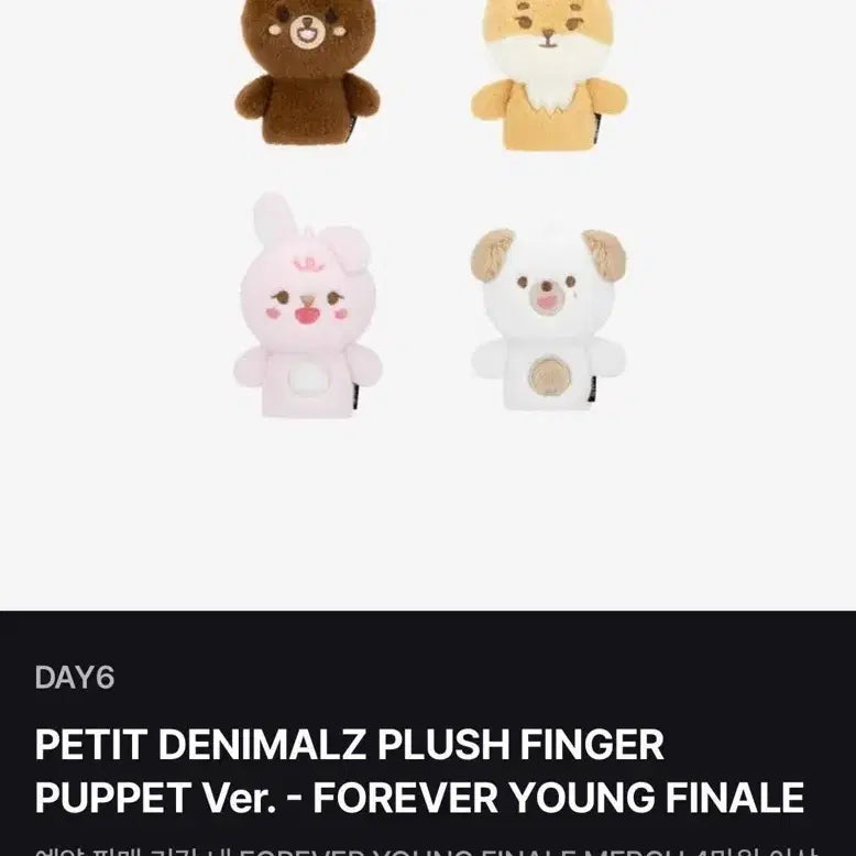 데이식스 피날레콘 엠디 필끼 원가양도