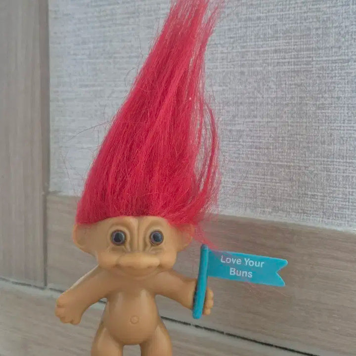 트롤 깃발 미니 피규어