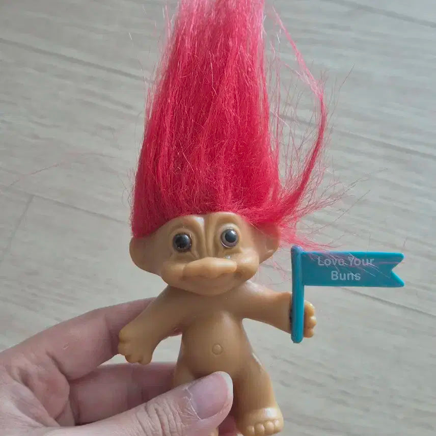 트롤 깃발 미니 피규어