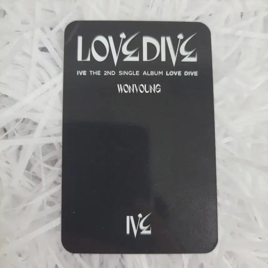 아이브 러브다이브 모켓샵 원영 특전 포카