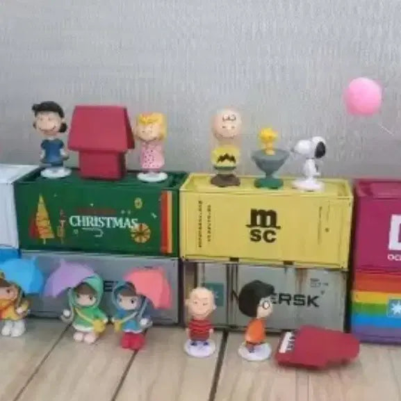 스누피 피규어 세트 10종