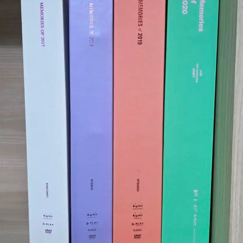 방탄소년단 메모리즈 DVD (2017-2020)