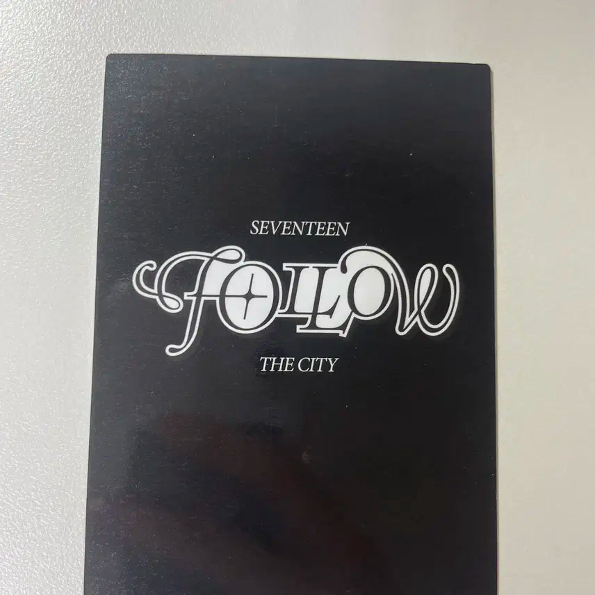 세븐틴 민규 팔로우 더 시티 스탬프 랠리 포카