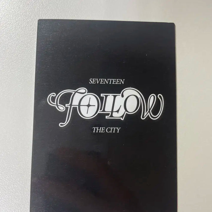 세븐틴 민규 팔로우 더 시티 스탬프 랠리 포카