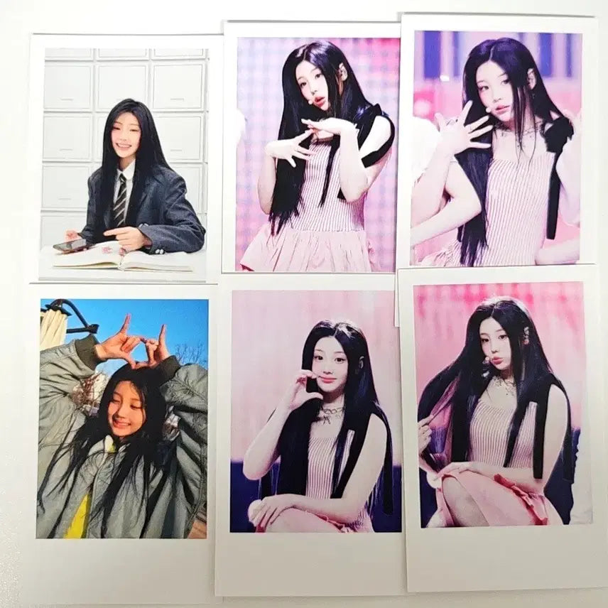 아일릿 원희 폴라로이드 st. 비공굿 포카 6장 일괄