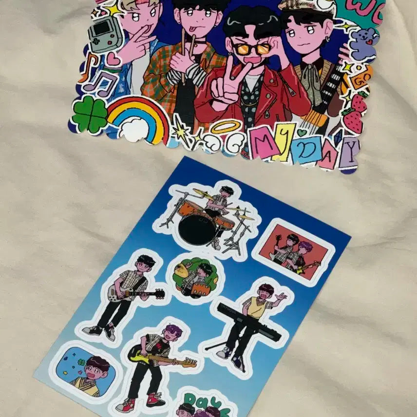 데이식스 비공굿 스티커 팬미팅 포카