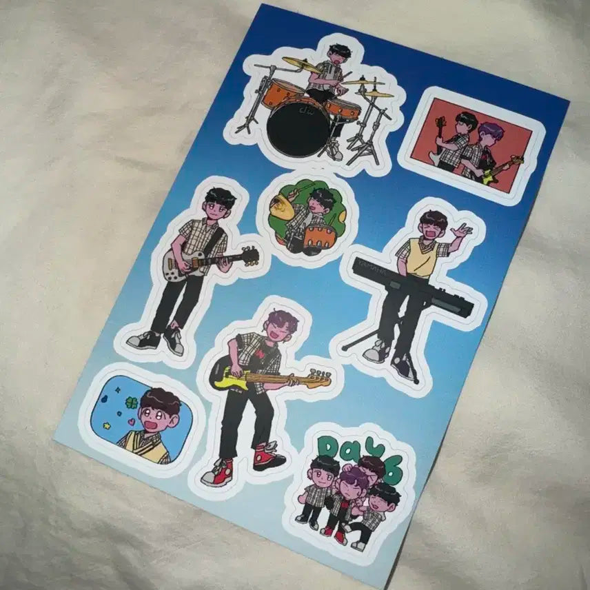 데이식스 비공굿 스티커 팬미팅 포카