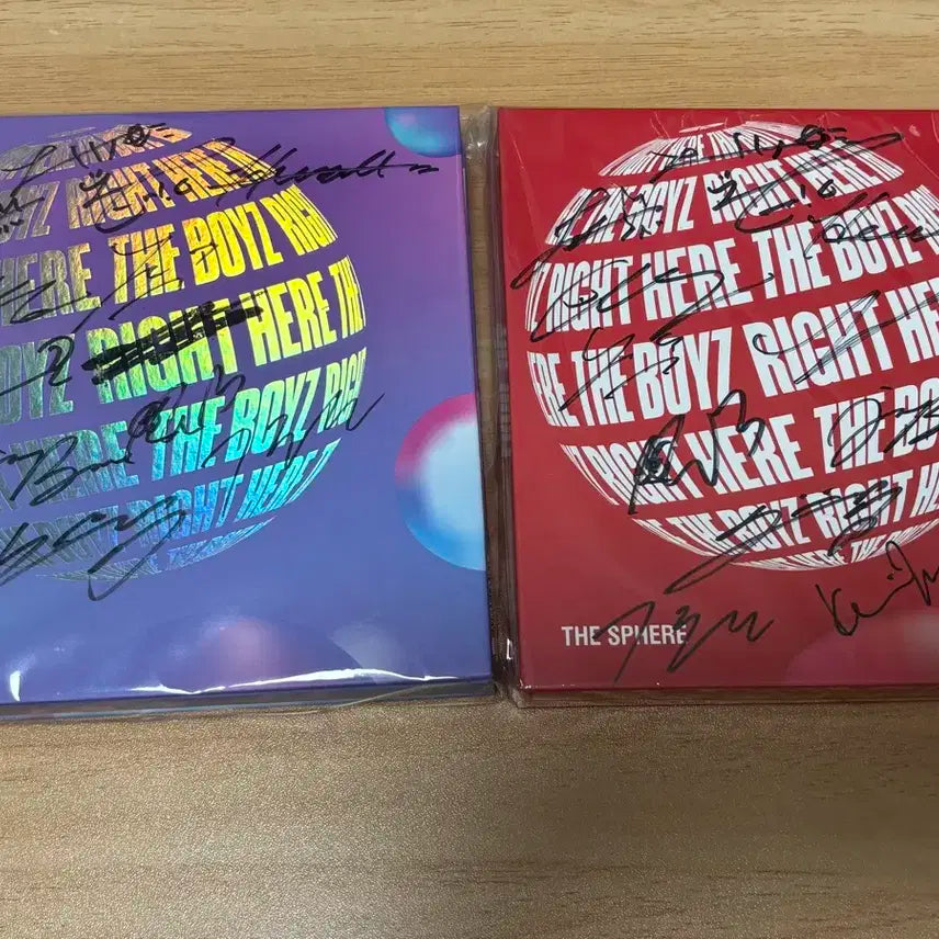 일괄) 더보이즈 라잇히어 mwave 싸인앨범
