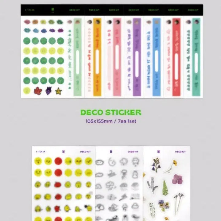 방탄 데코키트 윤기 풀셋 BTS DECO KIT suga poca
