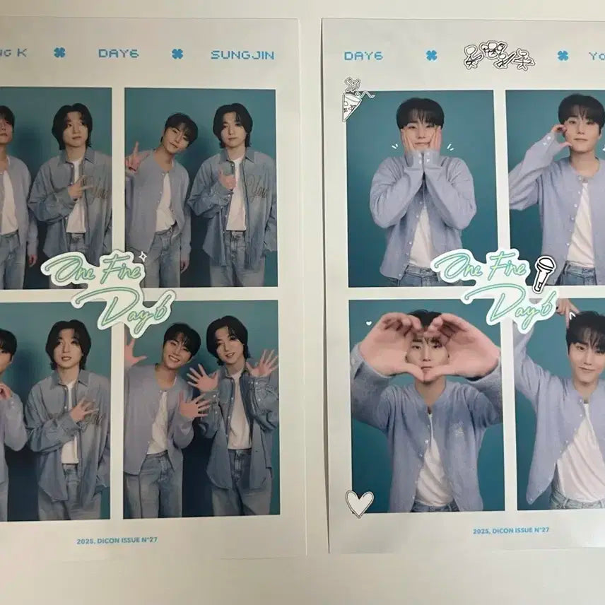 데이식스 영케이 디아이콘 A타입 네컷 일괄 양도