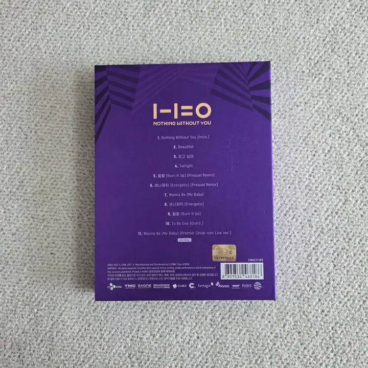 워너원(WANNA ONE)Nothing Without You 앨범