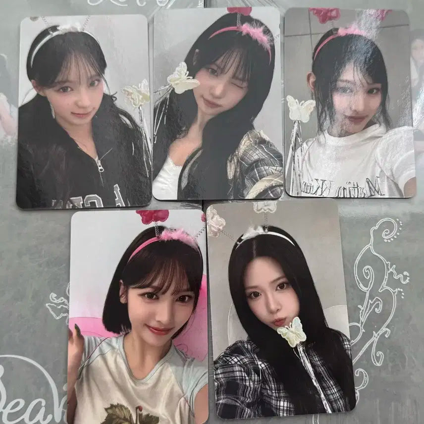 세트)리센느 애플뮤직 데자부 대면 미공포 포토카드