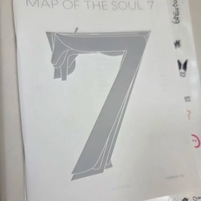 방탄소년단 풀박 앨범 개봉품 MAP OF THE SOUL 7
