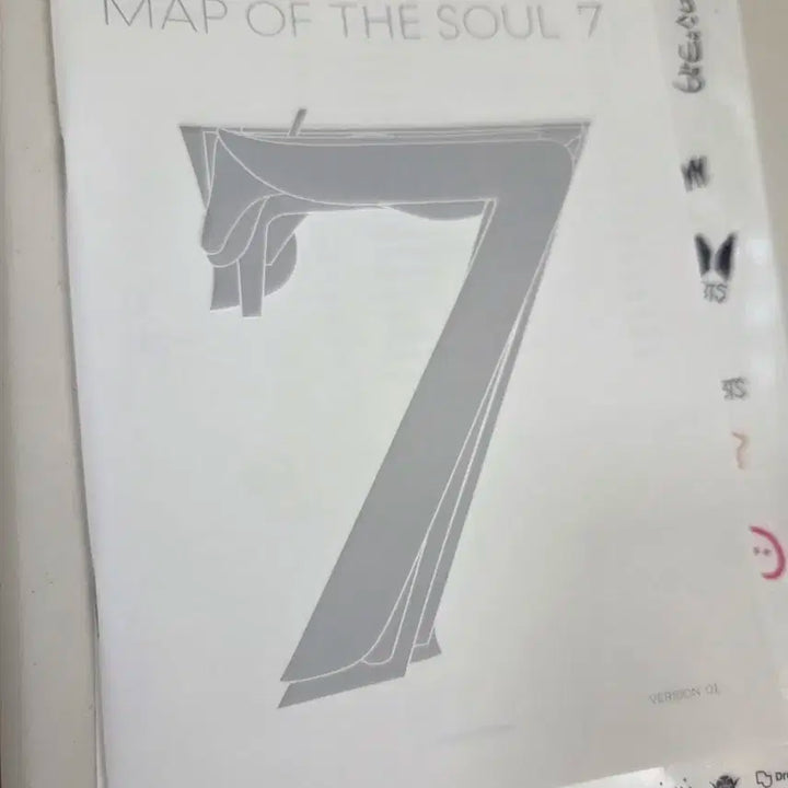 방탄소년단 풀박 앨범 개봉품 MAP OF THE SOUL 7