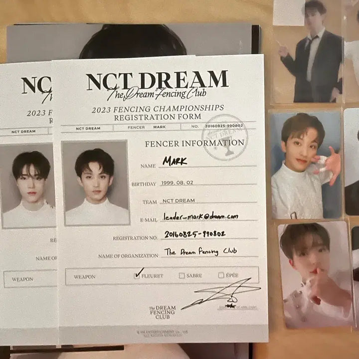 엔드림 2023 시그 제노&마크 일괄판매