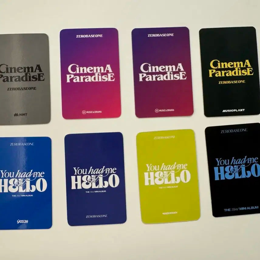 제로베이스원 zb1 한유진 제베원 포카 일괄 8장