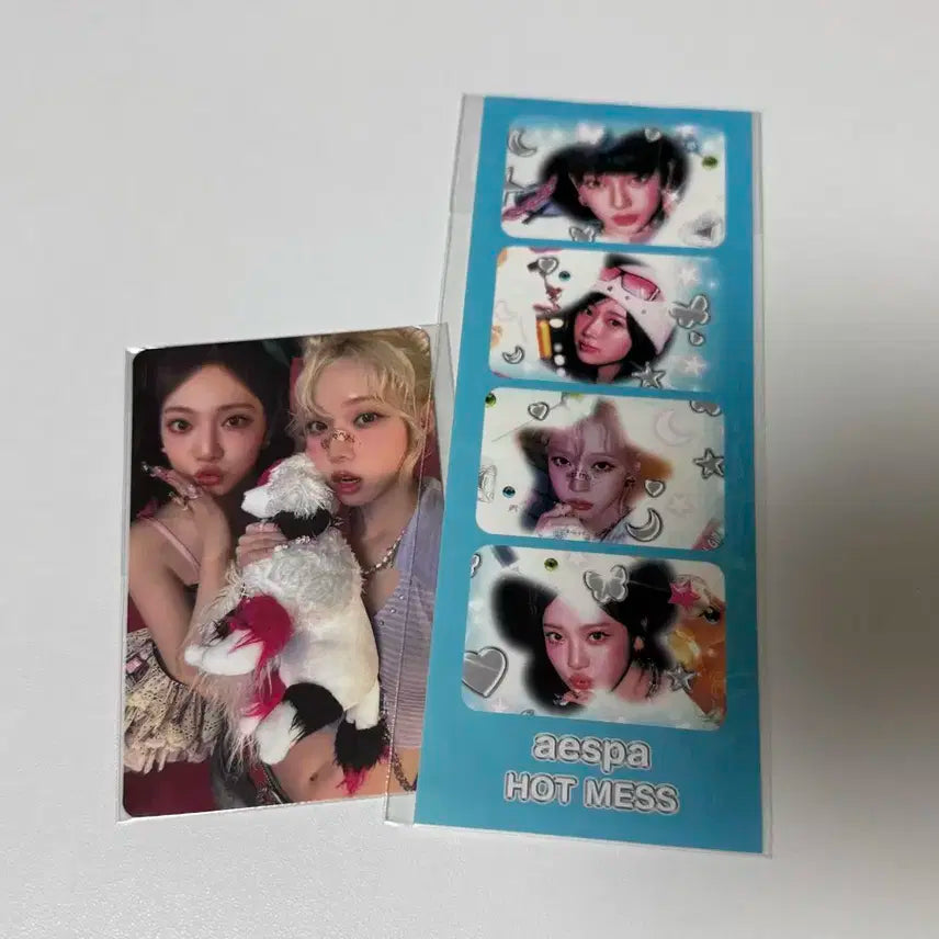 에스파 일본 콘서트 한정 럭드 포카