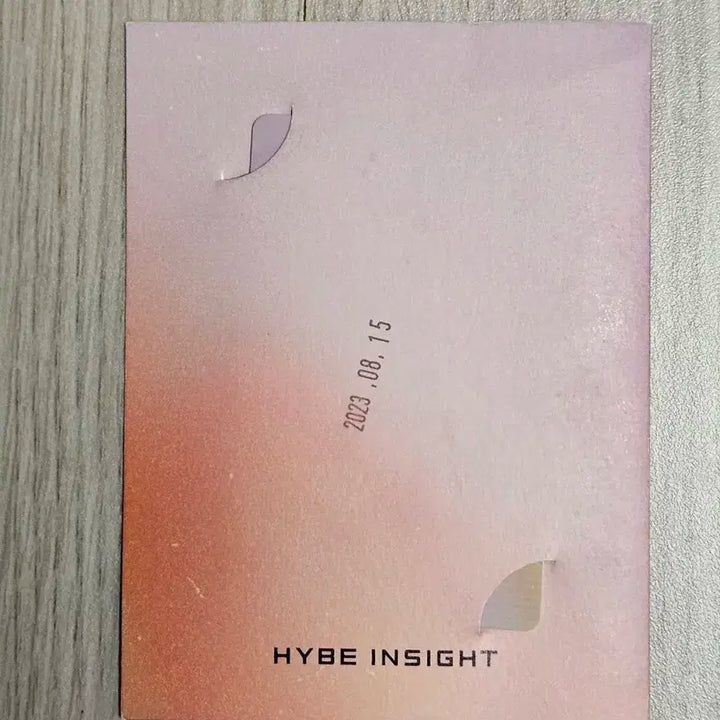 하이브 인사이트 홍은채 포토카드