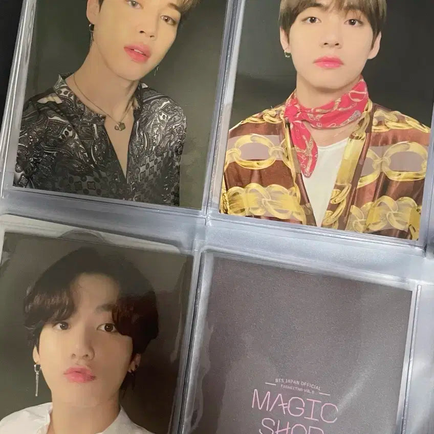 방탄소년단 bts 일본 매직샵 미니클립보드(포카포함)